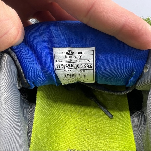 Brooks Ghost 11 Men’s Size 11.5 Narrow (B) Running Shoes 1102881B006 Blue/ Gray - Picture 6 of 9